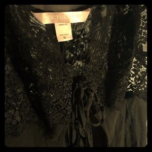 Victoria Secret sexy black lingerie outfit